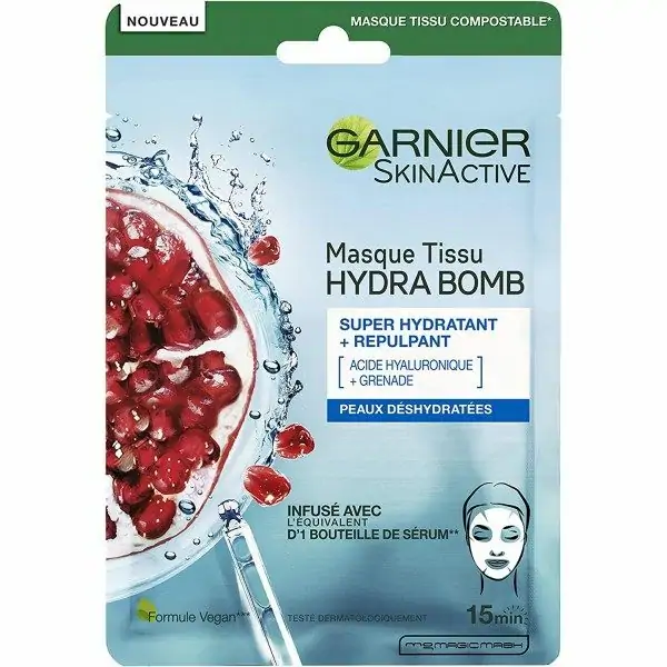 Garnier SkinActive Hydra Bomb hydraterend en opvullend bladmasker £ 2,25