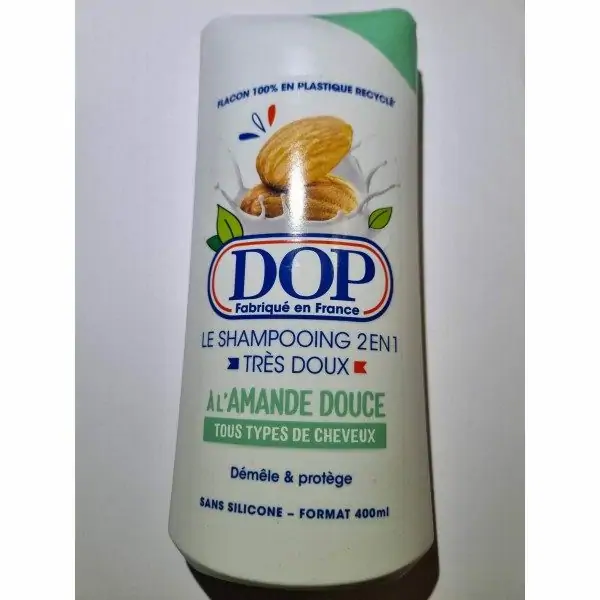 Shampooing 2en1 Très Doux à L'Amande Douce 375ml DOP DOP 1,75 €