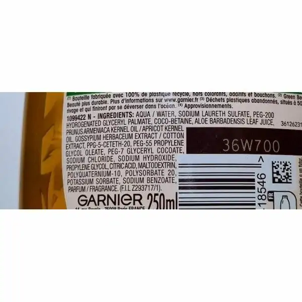 Garnier Ultra Doux 2 en 1 Champú y desenredante infantil 250 ml