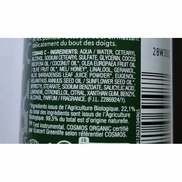 Crema de mel de nutrición rica orgánica 125 ml de La Provençale