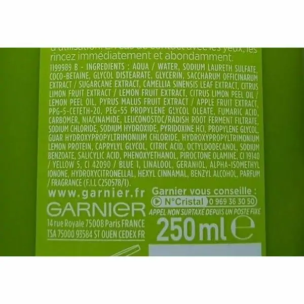 Garnier-en Fructis 250 ml