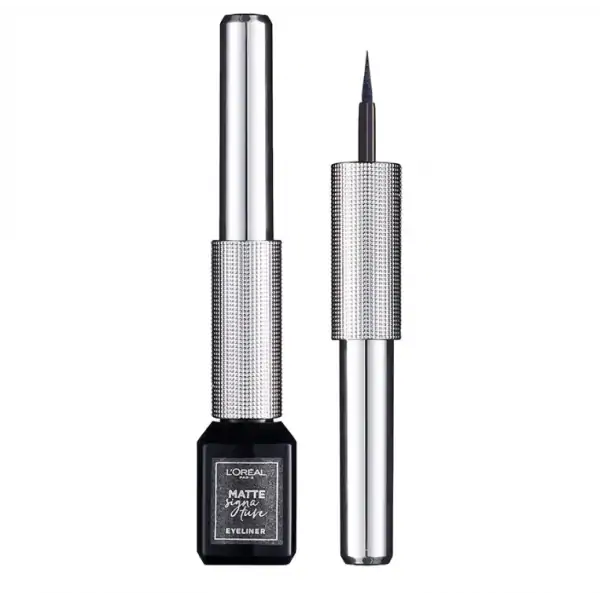 12 Platini Metal (Metallic Black) - L'Oréal Paris L'Oréal Signature Matte Brush Eyeliner £4.99