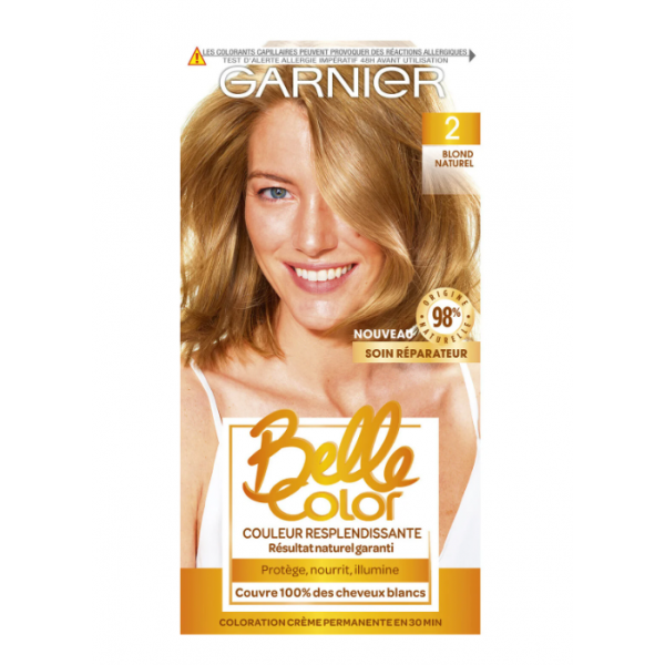 2 Blond Naturel Coloration Permanente Belle Color De Garnier