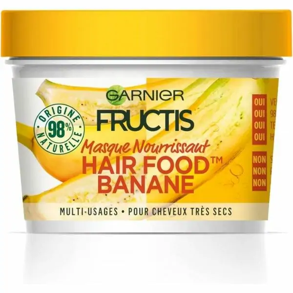 Masque Nourrissant Multi-Usages Banane Pour Cheveux Très Secs de Garnier Fructis Garnier 4,00 €