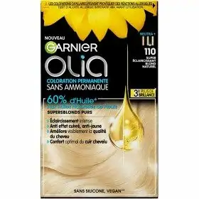 110 Natural Blonde Super-Lightener - Permanente Haarfarbe ohne Ammoniak mit natürlichen Oliablütenölen von Garnier...