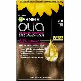6.0 Castaño Moi Claro - Color Permanente Sen Amoníaco Con Aceites Naturais De Garnier Olia Flowers Garnier 6,12 €
