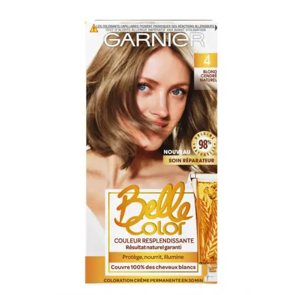 4 Natural Ash Blonde - Color de cabell permanent Belle Color de Garnier Garnier 5,96 €