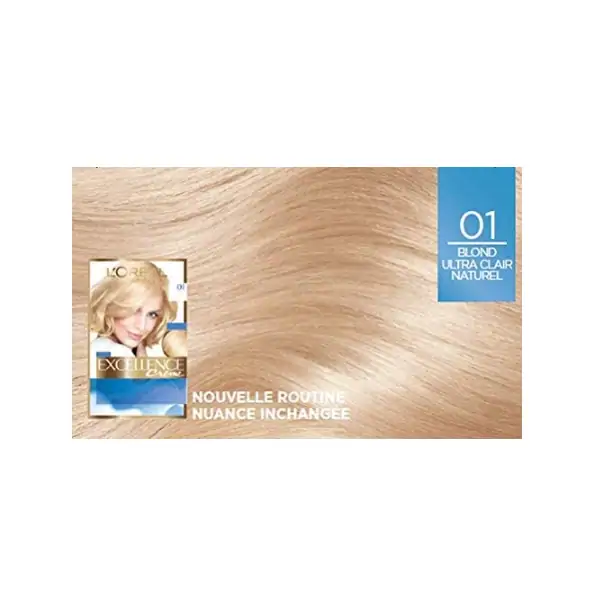 01 Biondo naturale ultra chiaro - L'Oréal Paris L'Oréal Paris L'Oréal Excellence Triple Care Colorazione permanente per capelli