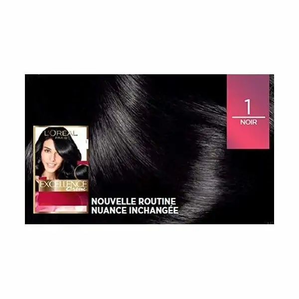 1 Zwart - L'Oréal Paris L'Oréal Excellence Crème Triple Care Permanente Haarkleuring 100% Dekking Wit Haar 7,63 €