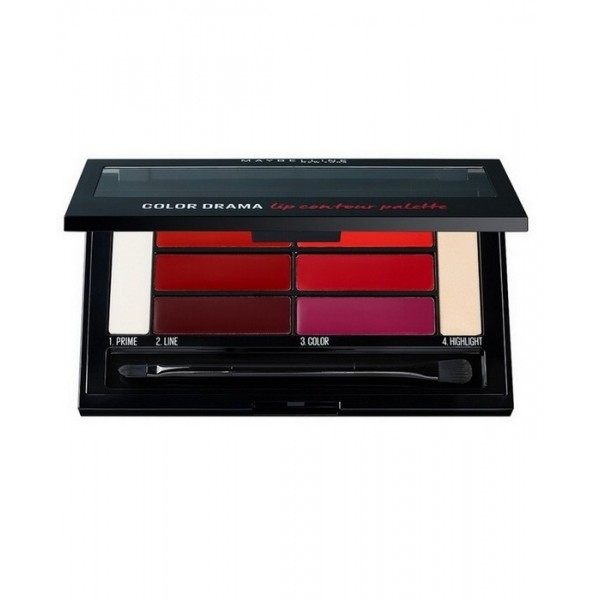 Crimson Vixen - Palet het de Contouren aangeven van Lip Kleur Drama LIP CONTOUR PALETTE Gemey Maybelline Gemey Maybelline 17,99