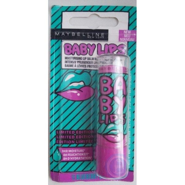Blueberry Boom - lip Balm Moisturizer Electro Baby Lips Gemey Maybelline Gemey Maybelline 6,99 €