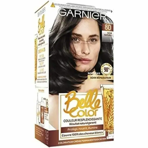 80 Natural Black - Belle Color Permanente haarkleuring van Garnier Garnier 5,00 €
