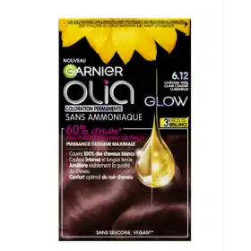 6.12 Castaño de fresno brillante moi claro - Color de cabelo permanente sen amoníaco con aceites naturais de flores de olia de