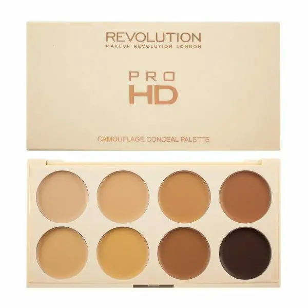 Medium Dark - Makeup Revolution Camouflage Ultra HD Concealer Palette Makeup Revolution €7.00