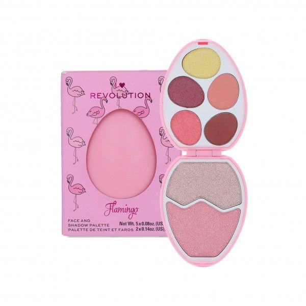 Flamingo Palette de Teint et Fards Oeuf de Pâque de Makeup Revolu...