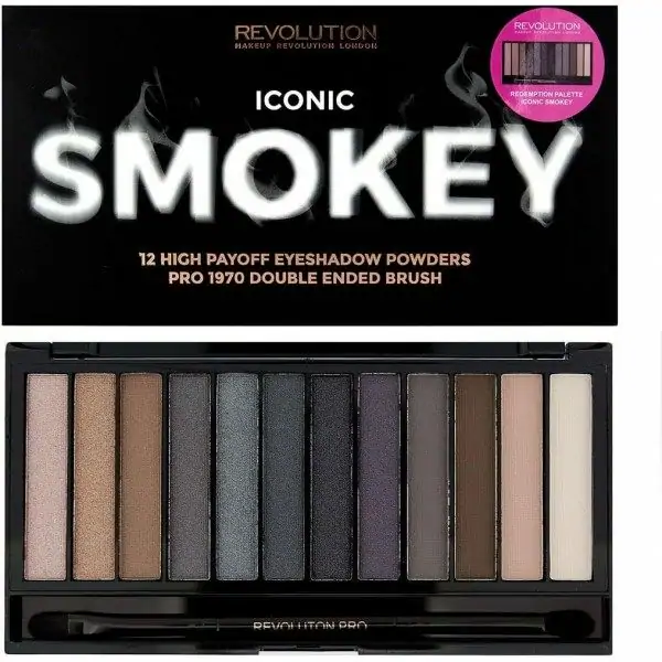 Makeup Revolution Iconic Smoky Eyeshadow Paleta Makeup Revolution 6,50 €
