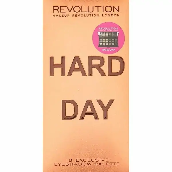 Makeup Revolution HARD DAY Eyeshadow Paleta Makeup Revolution 7,00 €