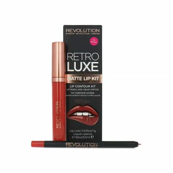 Regal - Kit Contour des Lèvres Crayon + Rouge à Lèvres Matte RETRO LUXE de Makeup Revolution Makeup Revolution 4,80 €