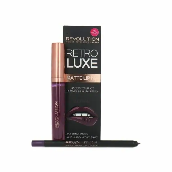 Royal - Makeup Revolution RETRO LUXE Matte Lip Pencil + Lip Contour Kit Makeup Revolution 5,00 €
