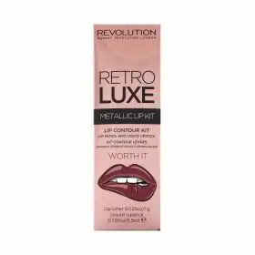 Worth It - Kit de lápiz labial metálico + delineador de labios Makeup Revolution Makeup Revolution 5,00 €