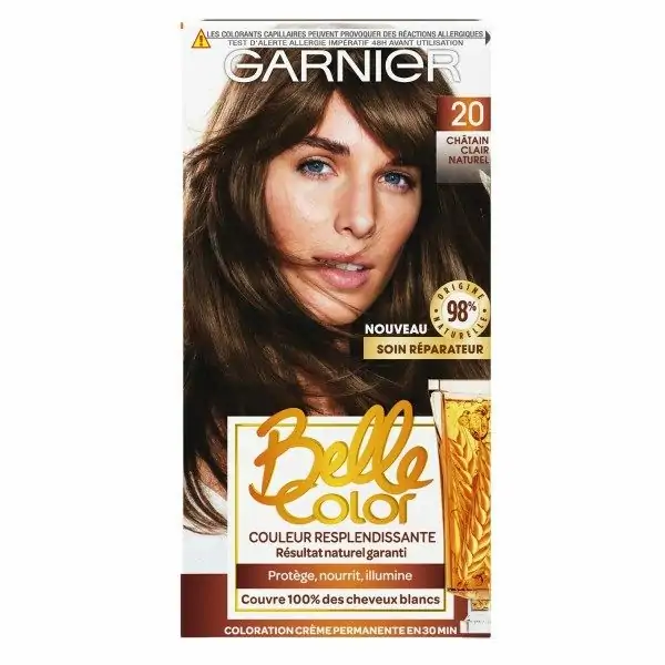 20 Castano Chiaro Naturale - Belle Color Colorazione Permanente per Capelli di Garnier Garnier 5,00 €