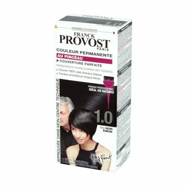 1.0 Ebony Black - Permanente kleur + professionele borstel door FRANCK PROVOST Franck Provost 5,50 €