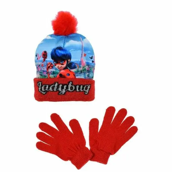 Wonderbaarlijke Muts + Handschoenen Set / Lady Bug 2,50 €