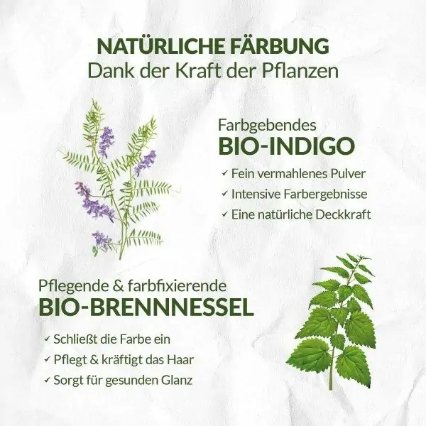 Noir Indigo – Pflegende botanische Haarfarbe mit BIO-Indigo und VEGANER LOGONA Naturkosmetik LOGONA Naturkosmetik 4...