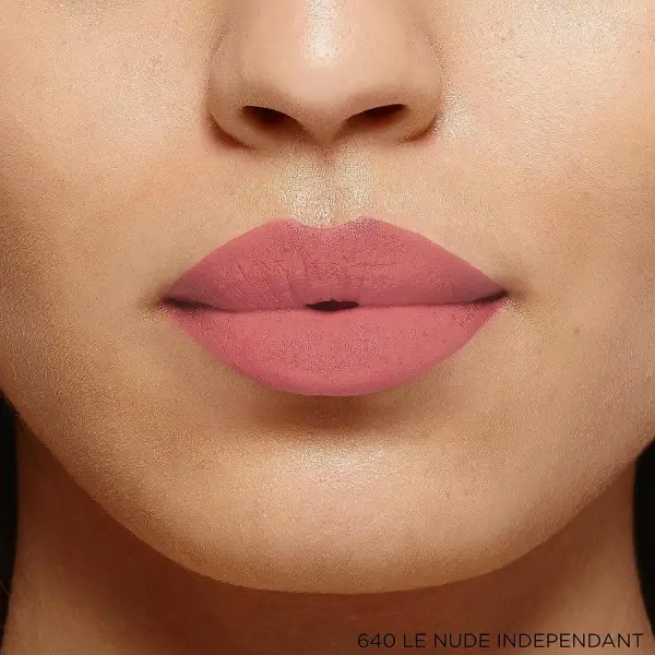 640 Le Nude Independant - Rouge à Lèvres Matte Intense et Repulpant ( Acide Hyaluronique ) Color Riche de L'Oréal Paris L'Oré...