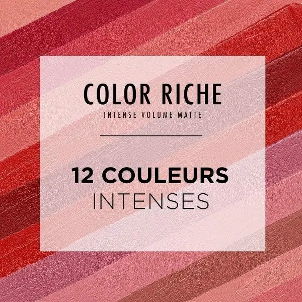 633 Le Rosy Confident - Rouge à Lèvres Matte Intense et Repulpant ( Acide Hyaluronique ) Color Riche de L'Oréal Paris L'Oréal...