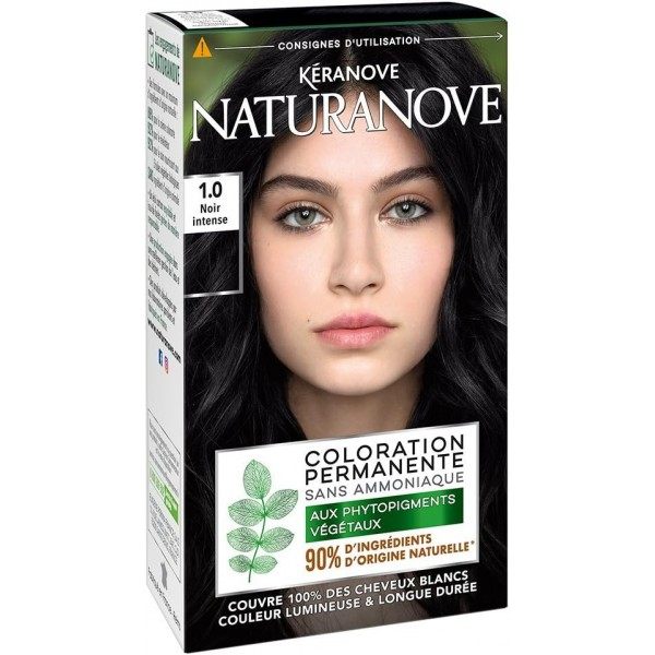 1.0 Intensives Schwarz – Permanente Haarfarbe ohne Ammoniak NATURANOVE von Kéranove Kéranove 5,00 €