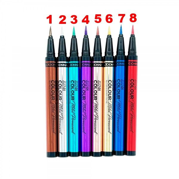 Eyeliner COLOR METAL PERMANENT GLITTER Waterproof 24H by D'DONNA D'DONNA €3.00