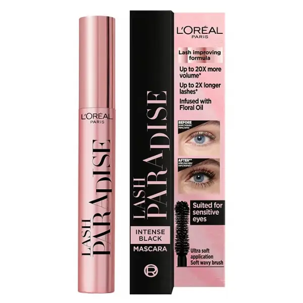Intensives Schwarz – Lash Paradise Mascara von L'Oréal Paris L'Oréal 7,50 €