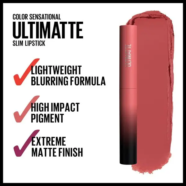 499 More Blush - Color Sensational Rossetto sottile ULTIMATTE di Maybelline Maybelline € 6,00