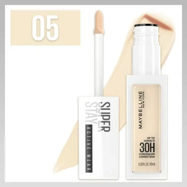 05 Elfenbein – Superstay Active Wear Long-Wear Concealer Corrector bis zu 30 Stunden von Maybelline New York Maybelline 6,99 €