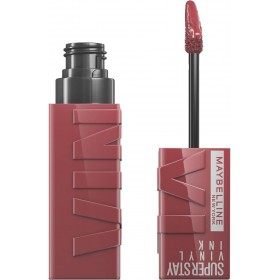40 Witty - Lápiz labial líquido con efecto vinilo brillante de larga duración SuperStay Vinyl Ink de Maybelline New-York