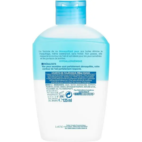 Optimal Tolerance Augen-Make-up-Entferner 125 ml von Mixa Expert Sensitive Skin Mixa 3,49 €