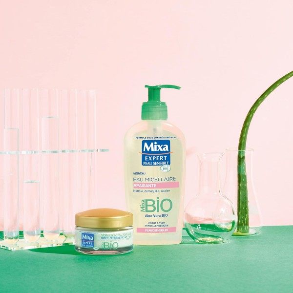 Make-up-Entferner-Reinigungswasser für empfindliche Haut 200 ml BIO von Mixa Mixa Sensitive Skin Expert 3,99 €