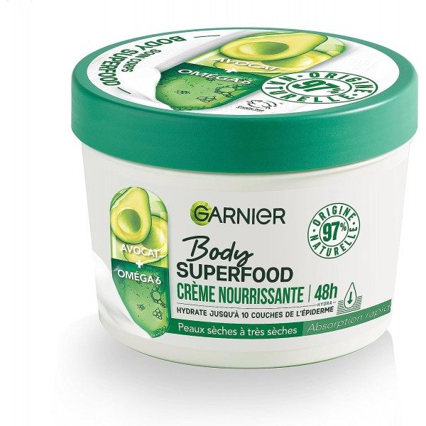 Crema lenitiva per la cura del corpo Idratazione 48 ore con avocado e Omega 6 di Garnier Body Superfood Garnier € 5,99