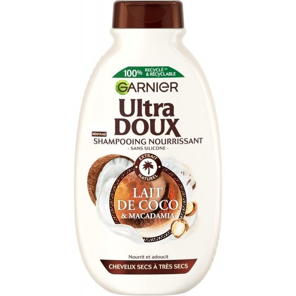 Xampú Nutritiu Ultra Doux de Garnier amb llet de coco i macadàmia 2,49 €