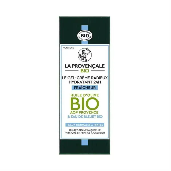 Biologische vochtinbrengende gezichtsgel-crème 24 uur stralende frisheid van LA PROVENCALE BIO La Provençale € 5,99