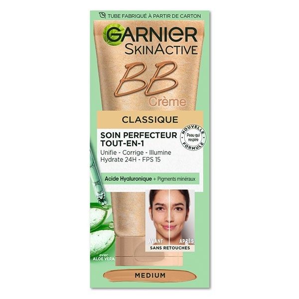 Medio - BB Cream All-in-1 Perfecting Care Anti-Imperfecciones SPF 25 para pieles mixtas a grasas de Garnier Skin Active Garn...