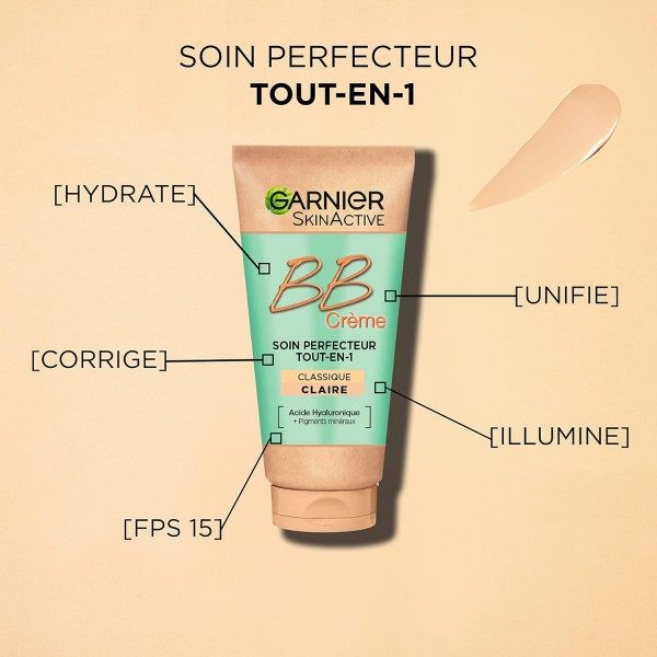 Claire - Garnier Skin Active Garnier-en BB Cream All-in-1 Perfecting Anti-Infeccionesen SPF 15 7,21 €
