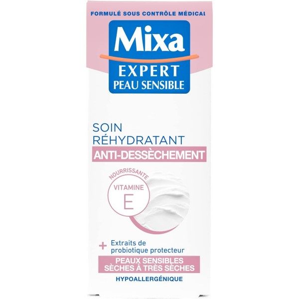 Tratamento rehidratante antisecado con extracto de avea + karité nutritivo de Mixa Expert Sensitive Skin Mixa 5,82 €