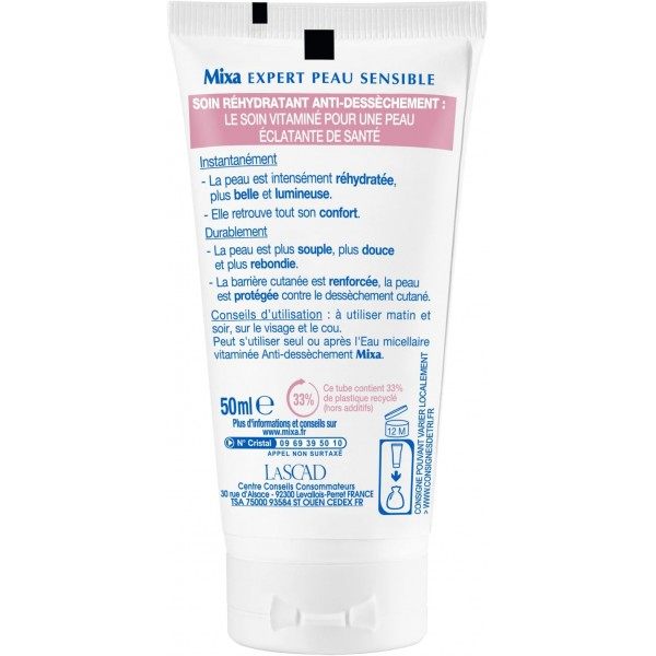 Rehydraterende anti-uitdroogbehandeling met haverextract + voedzame sheaboom van Mixa Expert Sensitive Skin Mixa € 5,82