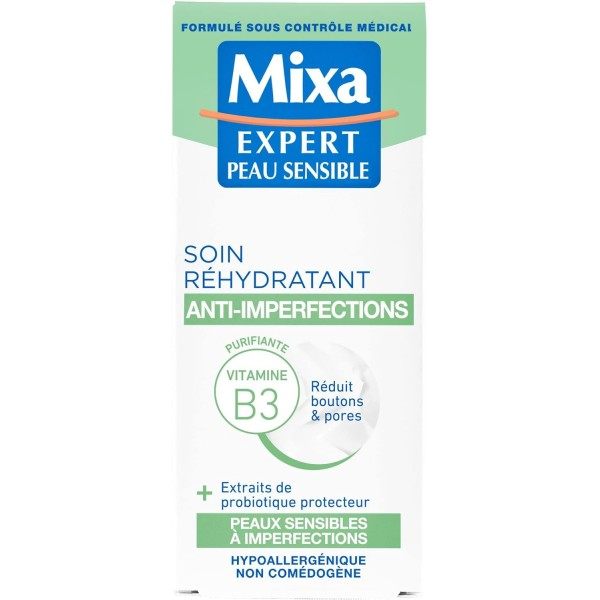 Soin Très Hydratant Anti-Imperfections 2 en 1 de Mixa Expert Peau Sensible Mixa 4,50 €