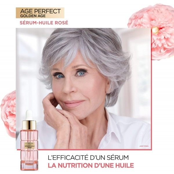 Sérum de Aceite Rosado Anti-Envejecimiento Radiancia y Nutrición Intensa Age Perfect Golden Age de L'Oréal Paris L'Oréal €14,76