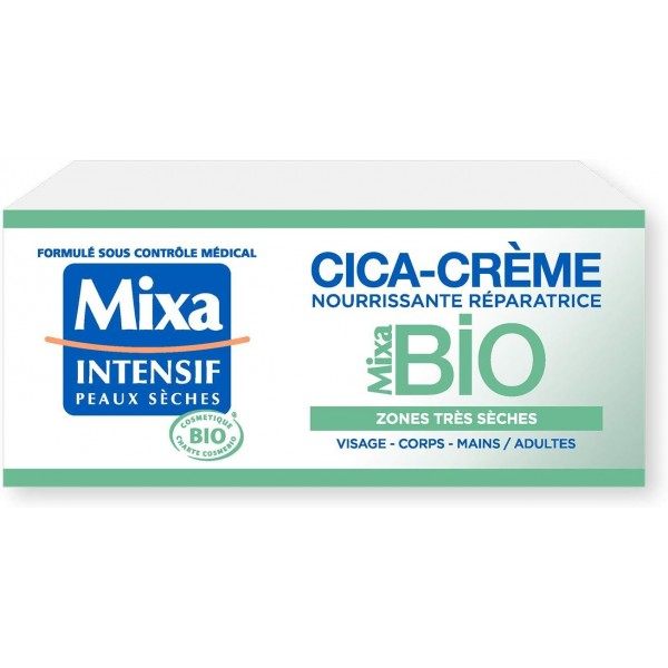Cica Nourishing Repair Cream Larruazal sentikorra Mixa BIO Mixaren 5,99 €