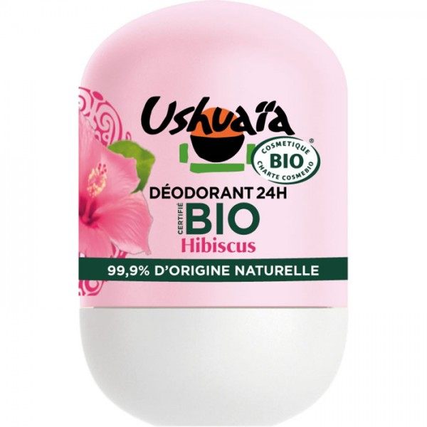 Hibiscus - 24 uur biologische roll-on deodorant van USHUAIA USHUAIA € 3,99