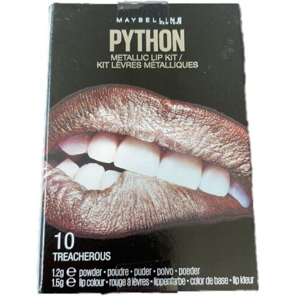 10 Treacherous - Kit Lèvres Python Metallic de Gemey Maybelline Maybelline 2,00 €